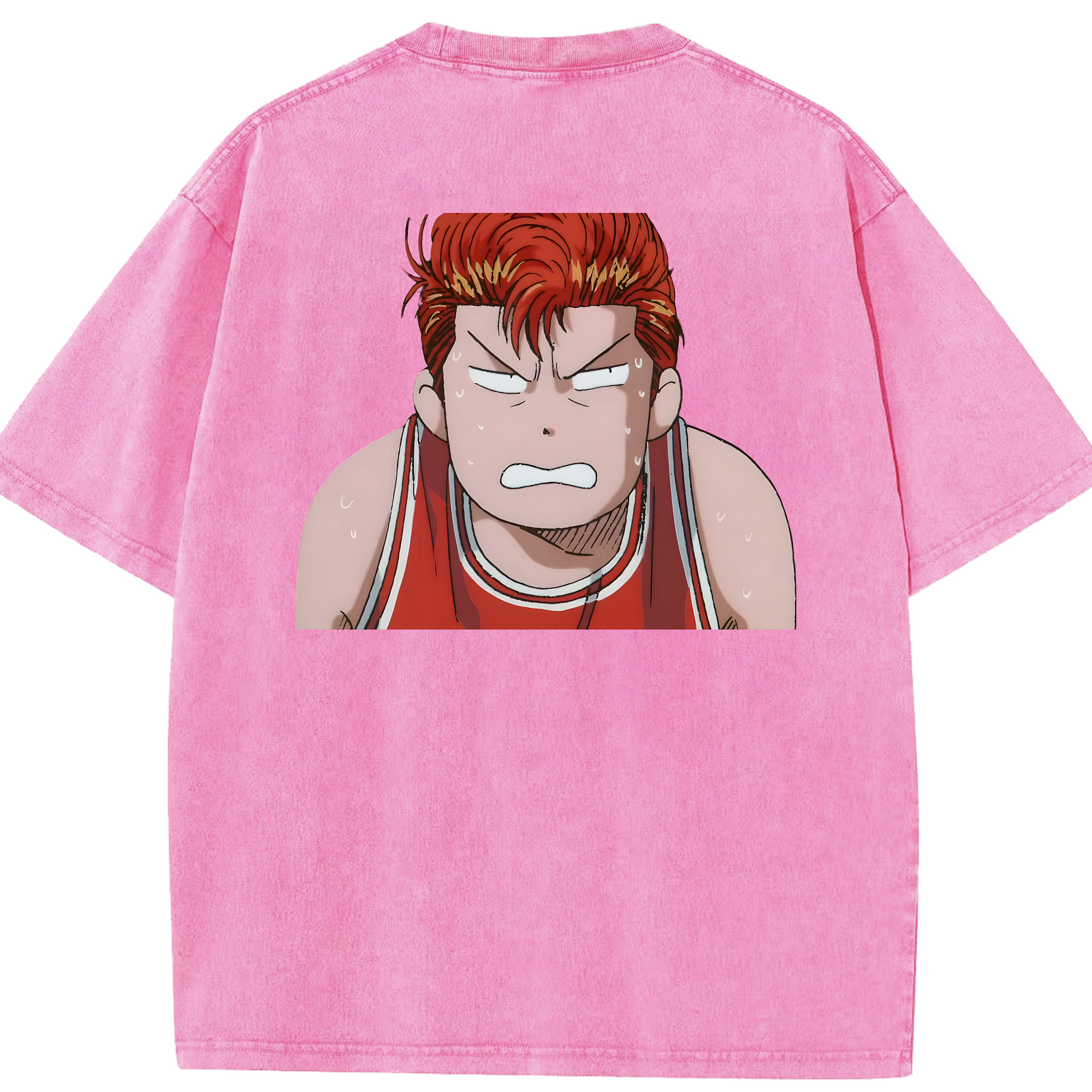 （画像用） SLAM DUNK／スラムダンク 綿100% ヴィンテージ風 半袖Tシャツ（背面プリント）